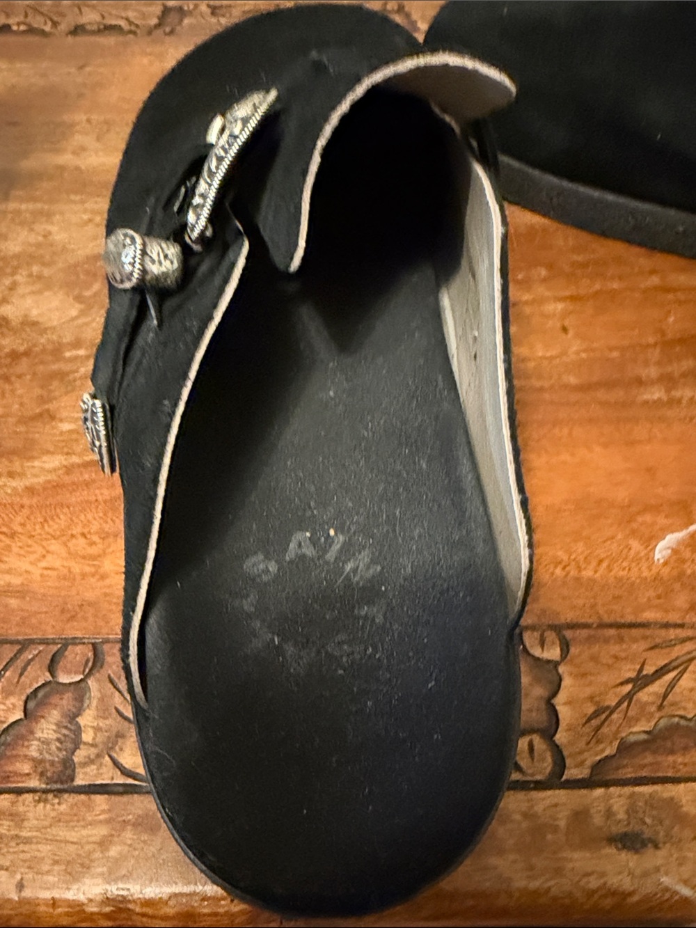 All Saints Suede Carlos Mules - Picture 3 of 6